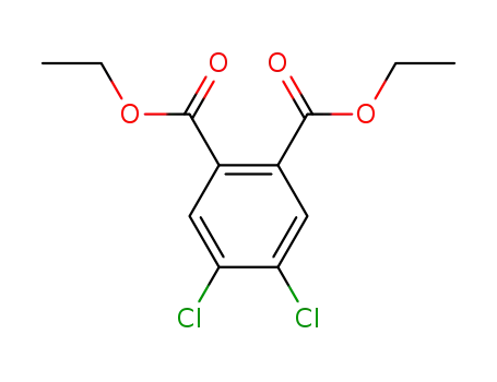 Molecular Structure of 537033-33-3 (1,2-Benzenedicarboxylic acid, 4,5-dichloro-, diethyl ester)