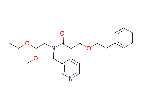 Propanamide,
N-(2,2-diethoxyethyl)-3-(2-phenylethoxy)-N-(3-pyridinylmethyl)-