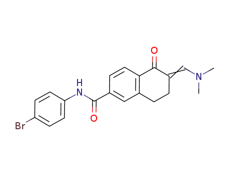 N-(4-bromophenyl)-6-[(dimethylamino)methylidene]-5-oxo-5,6,7,8-tetrahydro-2-naphthalenecarboxamide