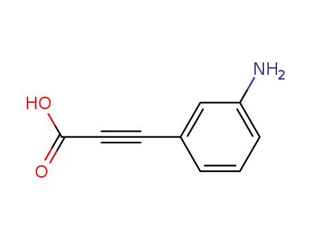 Molecular Structure of 79655-47-3 (3-aminophenylpropiolic acid)