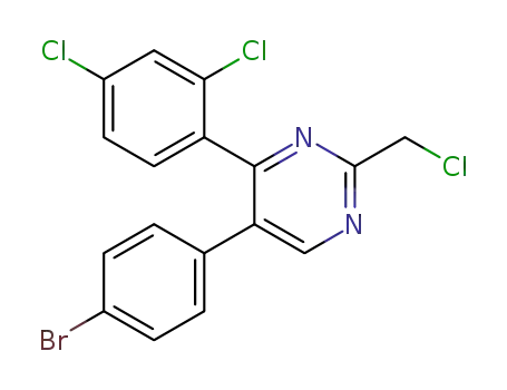 Pyrimidine, 5-(4-bromophenyl)-2-(chloromethyl)-4-(2,4-dichlorophenyl)-