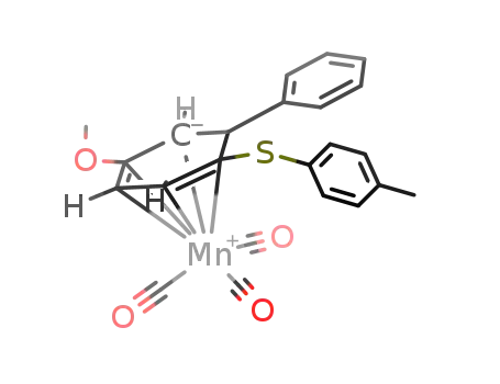 [Mn(CO)3(η5-1-(SC6H4-p-Me)-4-methoxy-6-phenylcyclohexadienyl)]