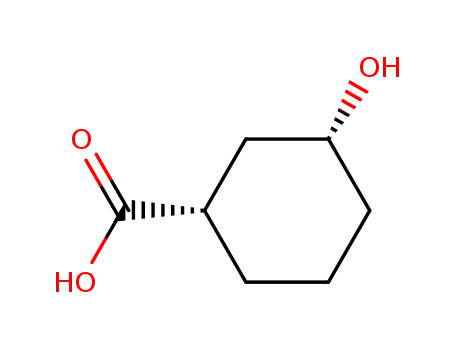 Cyclohexanecarboxylic acid, 3-hydroxy-, (1S,3R)-