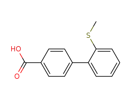 Molecular Structure of 330942-85-3 (4-[(2-methylthio)phenyl]benzoic acid)
