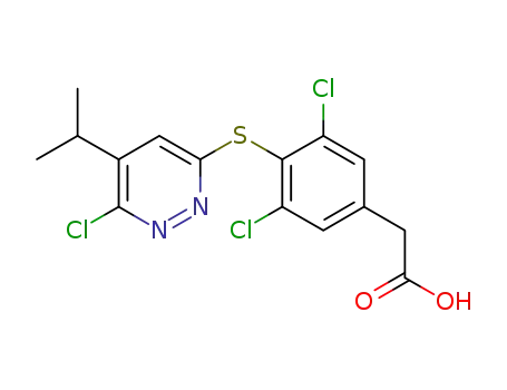 [3,5-dichloro-4-(6-chloro-5-isopropyl-pyridazin-3-ylsulfanyl)-phenyl]-acetic acid