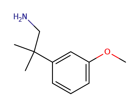 2- (3- 메 톡시 페닐) -2- 메틸 프로판 -1- 아민