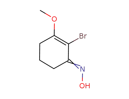 2-bromo-3-methoxy-cyclohex-2-enone oxime