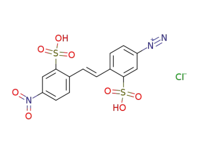 4-[2-(4-ニトロ-2-スルホフェニル)エテニル]-3-スルホベンゼンジアゾニウム?クロリド