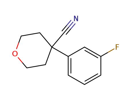 4-(3-Fluorophenyl)oxane-4-carbonitrile