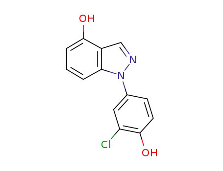 1-(3-chloro-4-hydroxyphenyl)-1H-indazol-4-ol