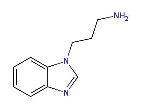 Molecular Structure of 73866-15-6 (3-(1H-BENZIMIDAZOL-1-YL)PROPAN-1-AMINE)