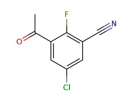 Benzonitrile, 3-acetyl-5-chloro-2-fluoro-