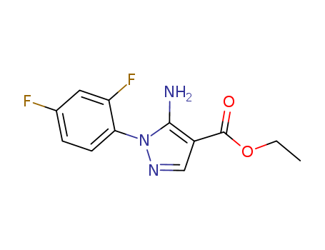 ethyl 5-amino-1-(2,4-difluorophenyl)pyrazole-4-carboxylate