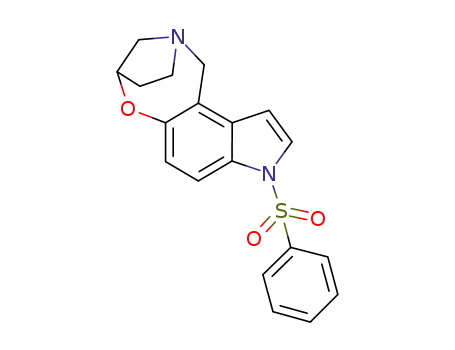 2,5-methylene-9-(phenylsulfonyl)-1,2,3 ,4,5,9-hexahydro[1,5]oxazocino[3,2-e]indole