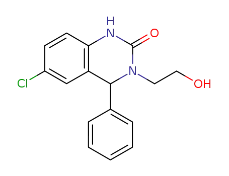 6-chloro-3,4-dihydro-3-(2-hydroxyethyl)-4-phenyl-2(1H)-quinazolinone