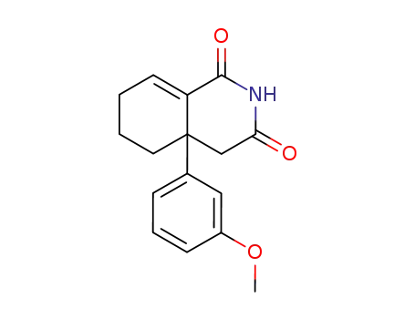 1,3(2H,4H)-Isoquinolinedione,
4a,5,6,7-tetrahydro-4a-(3-methoxyphenyl)-
