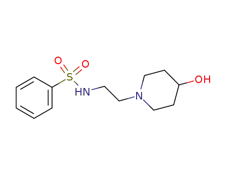 N-[2-(4-hydroxypiperidin-1-yl)ethyl]benzenesulfonamide