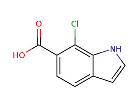 1H-Indole-6-carboxylic acid, 7-chloro-
