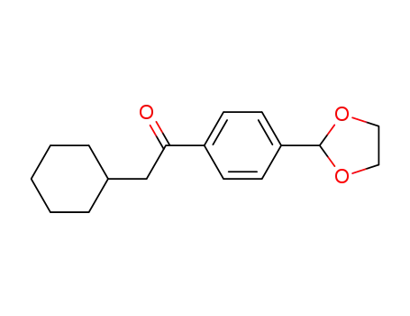 2-Cyclohexyl-1-[4-(2-Dioxolanyl)Phenyl]Ethanone