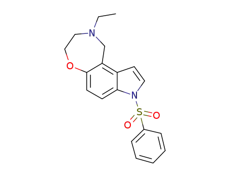 2-ethyl-8-(phenylsulfonyl)-1,3,4,8-tetrahydro-2H-[1,4]oxazepino[6,7-e]indole