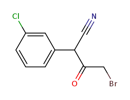 Benzeneacetonitrile, a-(2-bromoacetyl)-3-chloro-