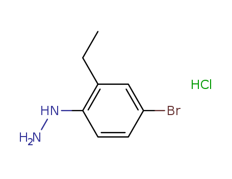 Hydrazine, (4-bromo-2-ethylphenyl)-, monohydrochloride