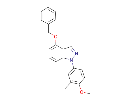 1-[3-methyl-4-(methyloxy)phenyl]-4-[(phenylmethyl)oxy]-1H-indazole