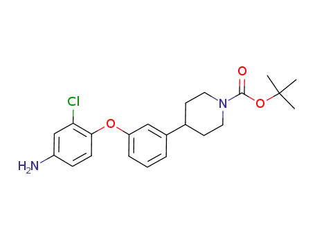 tert-butyl 4-[3-(4-amino-2-chlorophenoxy)phenyl]piperidine-1-carboxylate