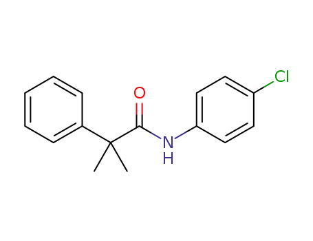 Molecular Structure of 862876-04-8 (N-(4-chlorophenyl)-2-methyl-2-phenylpropanamide)