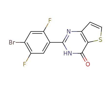 2-(4-bromo-2,5-difluorophenyl)thieno[3,2-d]pyrimidine-4(1H)-one