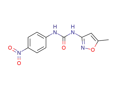 Urea, N-(5-methyl-3-isoxazolyl)-N'-(4-nitrophenyl)-