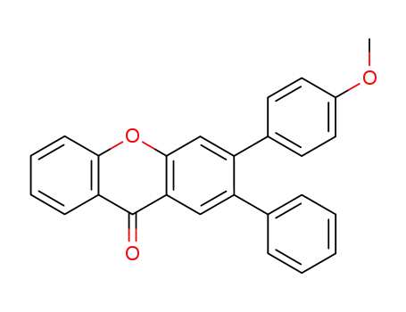 3-(4-methoxyphenyl)-2-phenyl-9H-xanthen-9-one
