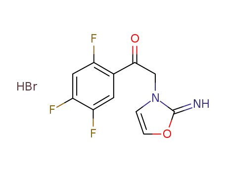 2-(2-iminooxazol-3(2H)-yl)-1-(2,4,5-trifluorophenyl)ethanone hydrobromide