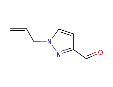 Molecular Structure of 397329-07-6 (1-allyl-1H-pyrazole-3-carbaldehyde)