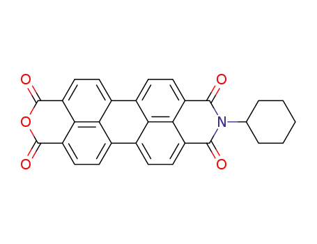 N-(cyclohexyl)-3,4,9,10-perylenetetracarboxylic acid-3,4-anhydride-9,10-imide