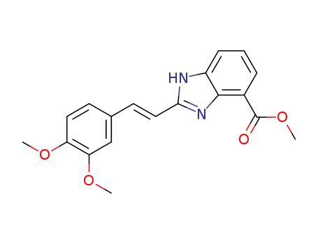 methyl 2-[(E)-2-(3,4-dimethoxyphenyl)ethenyl]-1H-benzimidazole-4-carboxylate