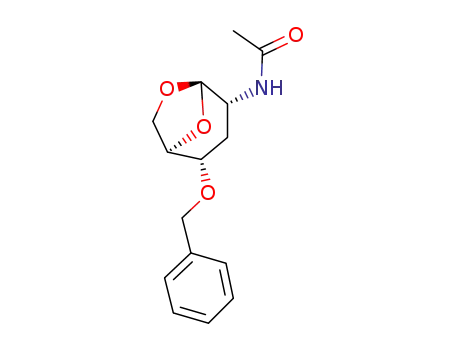 .beta.-D-ribo-Hexopyranose, 2-(acetylamino)-1,6-anhydro-2,3-dideoxy-4-O-(phenylmethyl)-