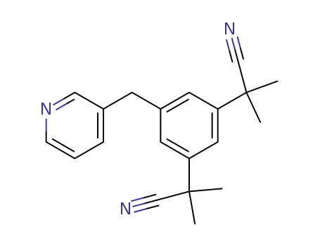 2,2'-[5-(3-pyridylmethyl)-1,3-phenylene]di(2-methylpropiononitrile)