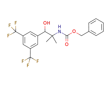 benzyl {2-[3,5-bis(trifluoromethyl)phenyl]-2-hydroxy-1,1-dimethylethyl}carbamate