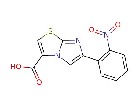 Imidazo[2,1-b]thiazole-3-carboxylic acid, 6-(2-nitrophenyl)-