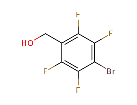Molecular Structure of 75865-45-1 (4-BROMO-2,3,5,6-TETRAFLUOROBENZYLALCOHOL)