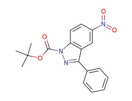 1H-Indazole-1-carboxylic acid, 5-nitro-3-phenyl-, 1,1-dimethylethyl ester
