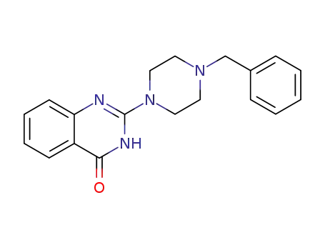 Molecular Structure of 33017-91-3 (2-(4-benzylpiperazin-1-yl)quinazolin-4(1H)-one)