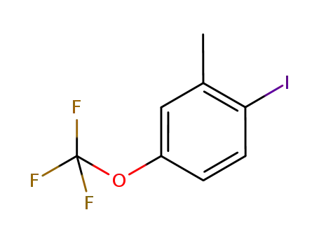 Molecular Structure of 886763-05-9 (2-METHYL-4-(TRIFLUOROMETHOXY)IODOBENZENE)