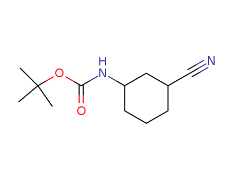 trans-1-(Boc-aMino)-3-cyanocyclohexane, 97%