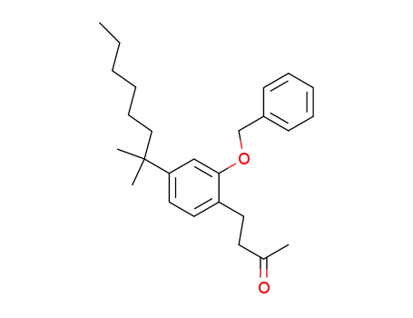 4-[2-benzyloxy-4-(1,1-dimethylheptyl)phenyl]-2-butanone