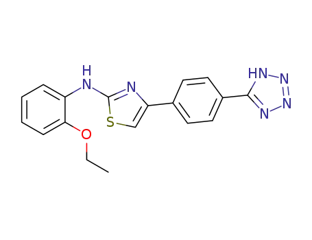 4-(4-(1H-tetrazol-5-yl)phenyl)-N-(2-ethoxyphenyl)thiazol-2-amine