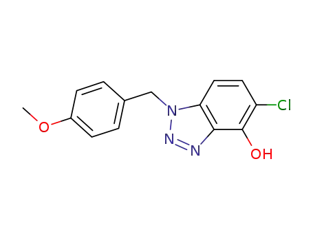 5-chloro-1-(4-methoxybenzyl)-1H-1,2,3-benzotriazol-4-ol