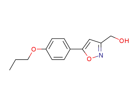 Molecular Structure of 1536438-65-9 ((5-(4-propoxyphenyl)isoxazol-3-yl)methanol)