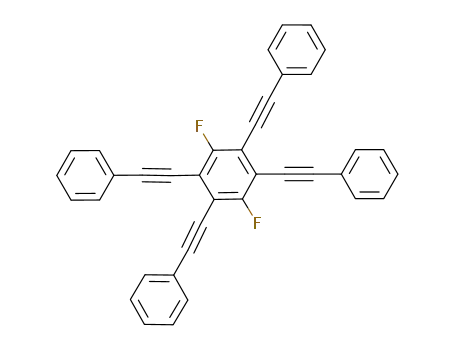 ((3,6-difluorobenzene-1,2,4,5-tetrayl)tetrakis(ethyne-2,1-diyl))tetrabenzene